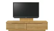 テレビボード（ローボード）、テレビボード（壁掛けパネルセット）(幅140cm/オークナチュラル)
