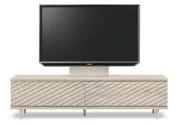テレビボード（ローボード）、テレビボード（壁掛けパネルセット）(幅190cm・オークホワイト)