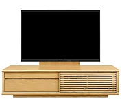 テレビボード（ローボード）、テレビボード（壁掛けパネルセット）(幅170cm/オークナチュラル)